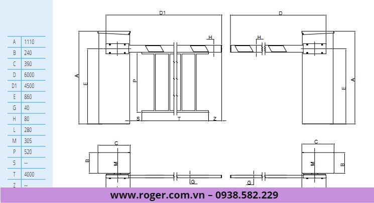barie tự động giá tốt
