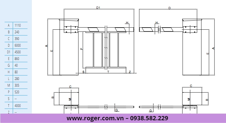 barie tự động giá tốt