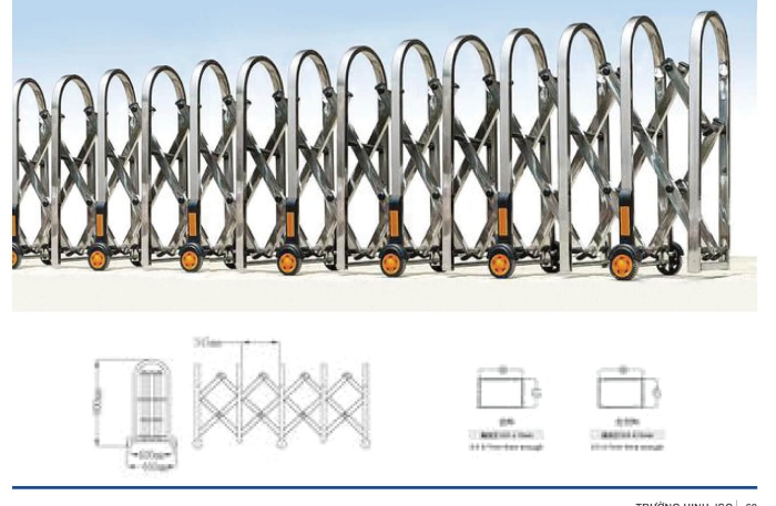 cửa cổng xếp