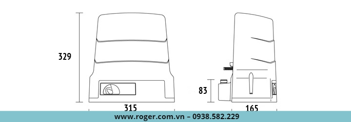 tư vấn motor cổng trượt tại tphcm